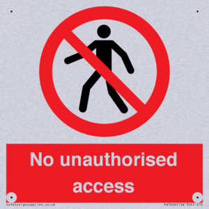 No unauthorised access